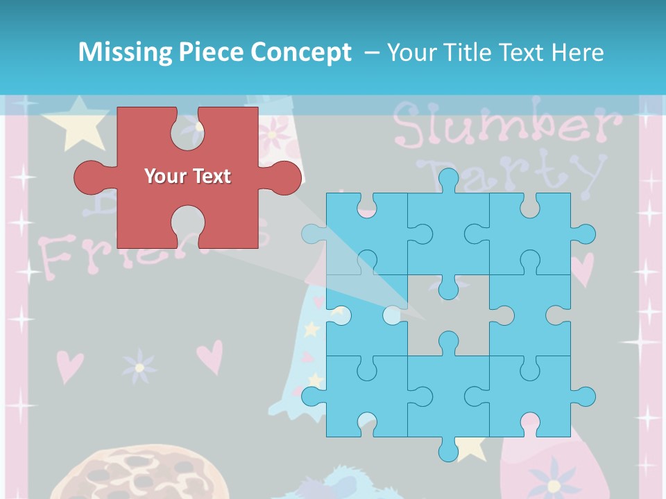 Popcorn Beauty Set PowerPoint Template