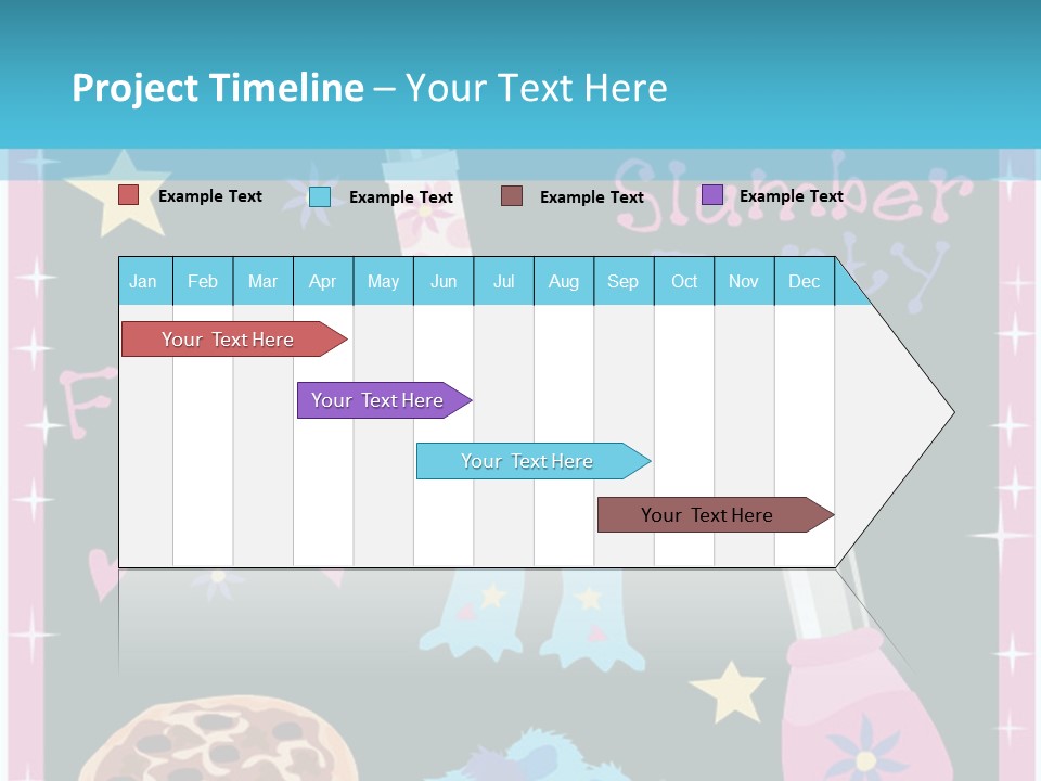Popcorn Beauty Set PowerPoint Template
