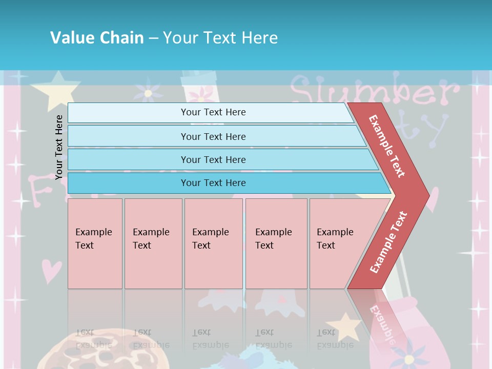 Popcorn Beauty Set PowerPoint Template