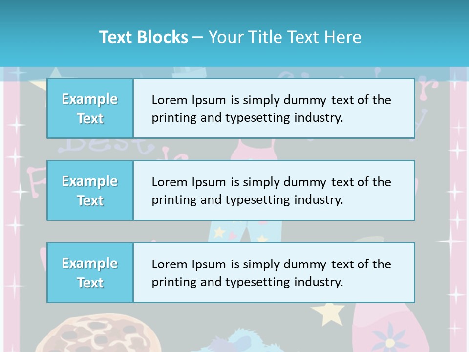 Popcorn Beauty Set PowerPoint Template