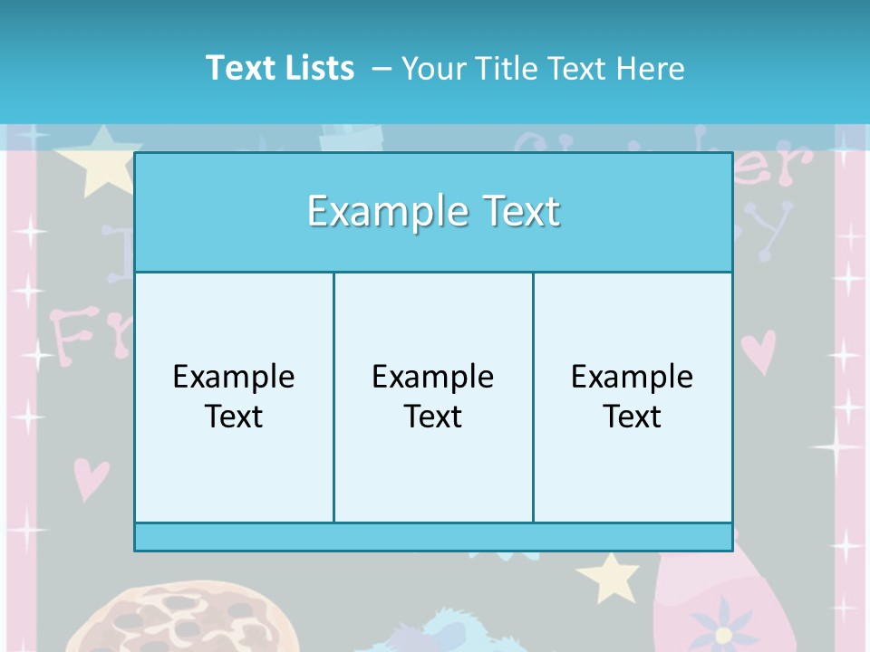 Popcorn Beauty Set PowerPoint Template