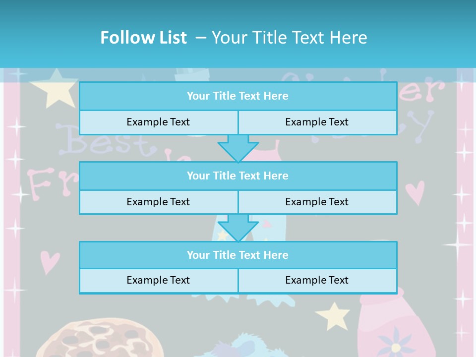 Popcorn Beauty Set PowerPoint Template
