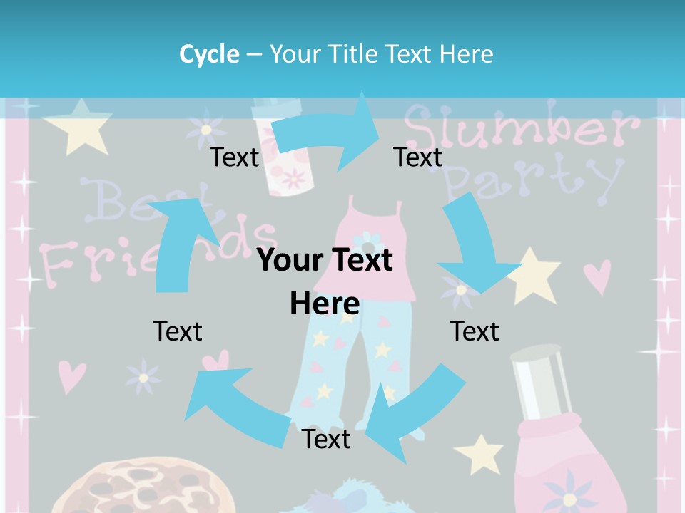 Popcorn Beauty Set PowerPoint Template