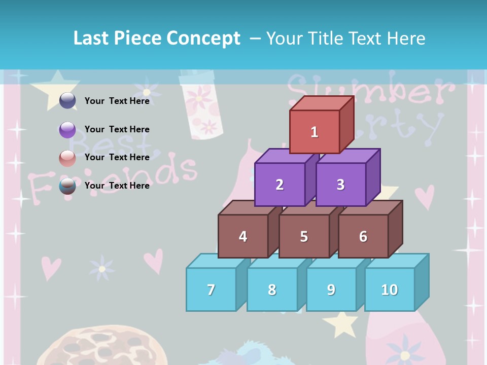 Popcorn Beauty Set PowerPoint Template