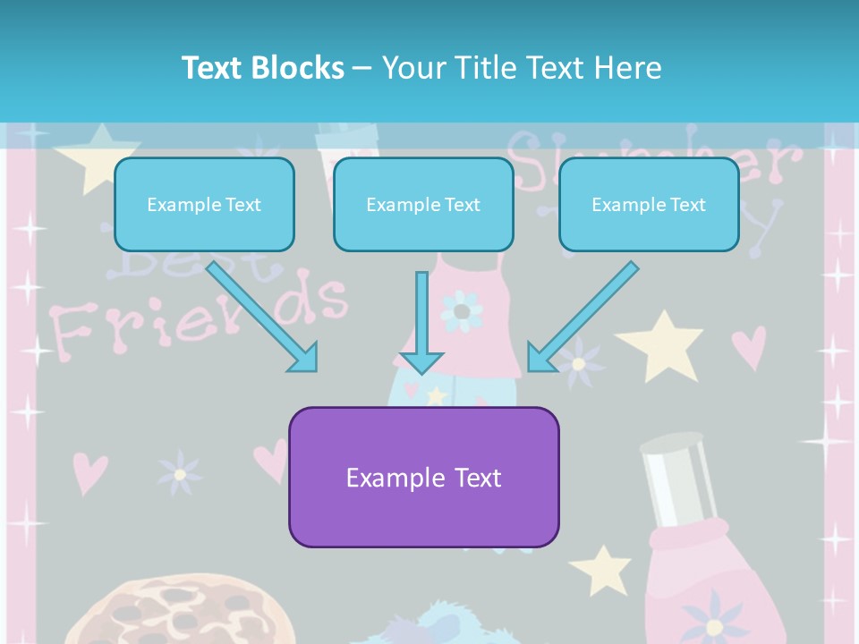 Popcorn Beauty Set PowerPoint Template