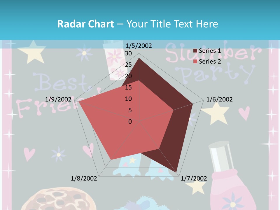 Popcorn Beauty Set PowerPoint Template