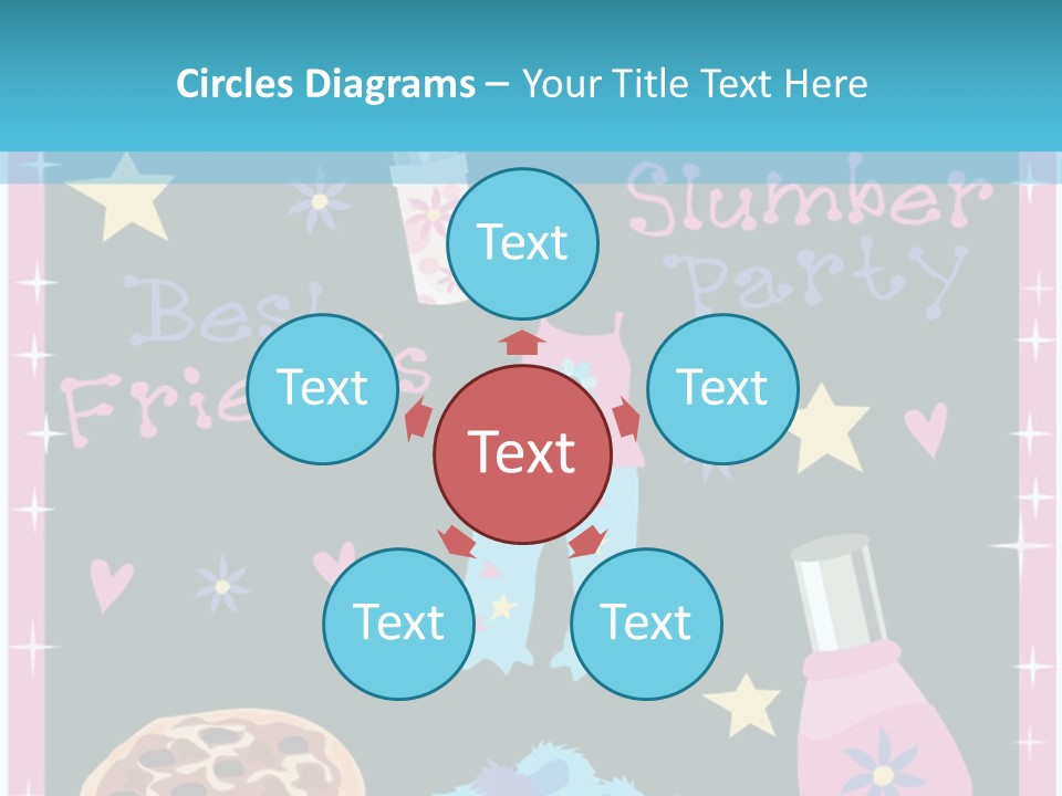 Popcorn Beauty Set PowerPoint Template