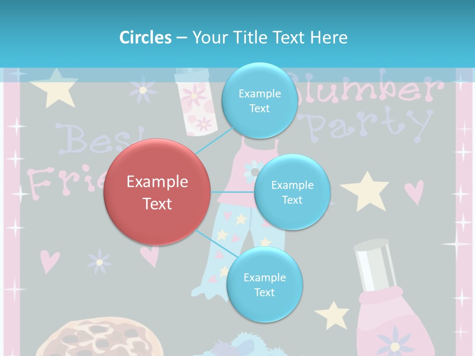 Popcorn Beauty Set PowerPoint Template