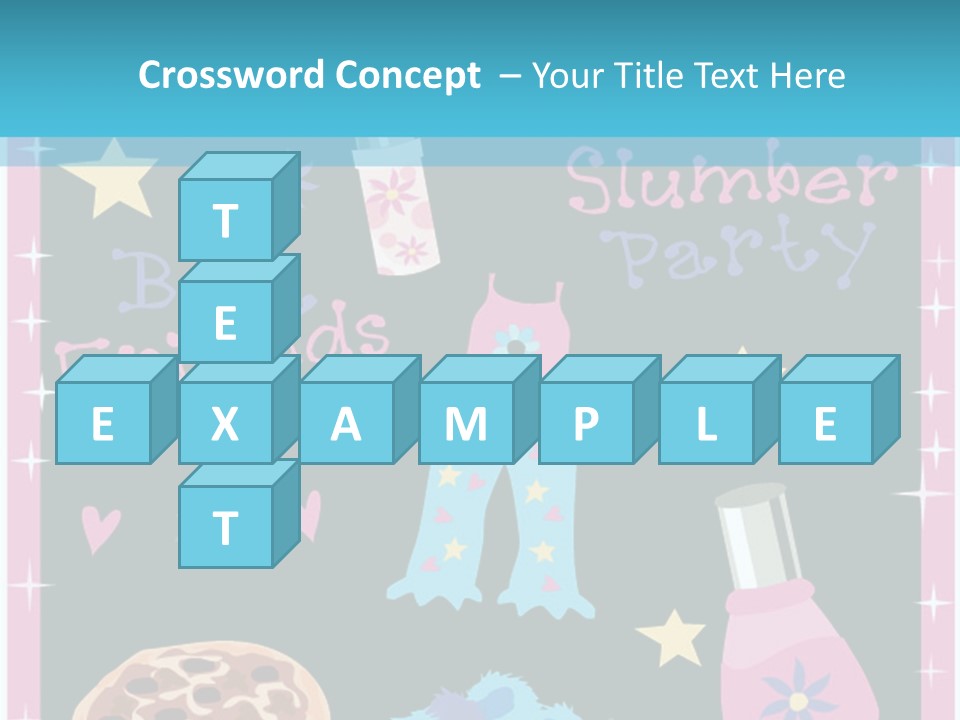Popcorn Beauty Set PowerPoint Template