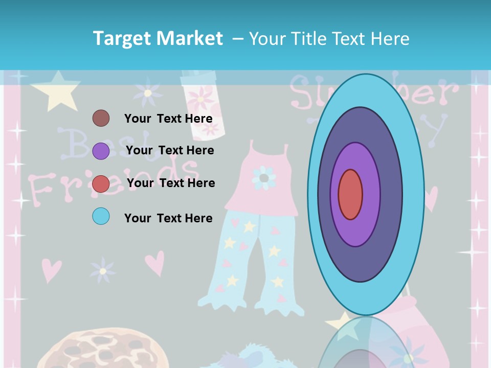 Popcorn Beauty Set PowerPoint Template