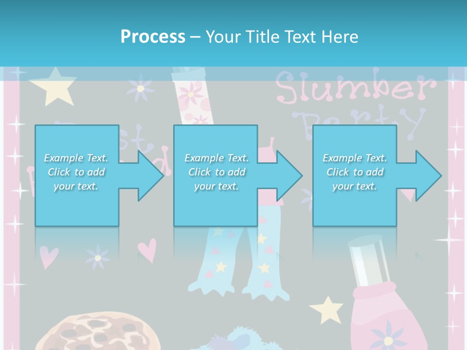 Popcorn Beauty Set PowerPoint Template