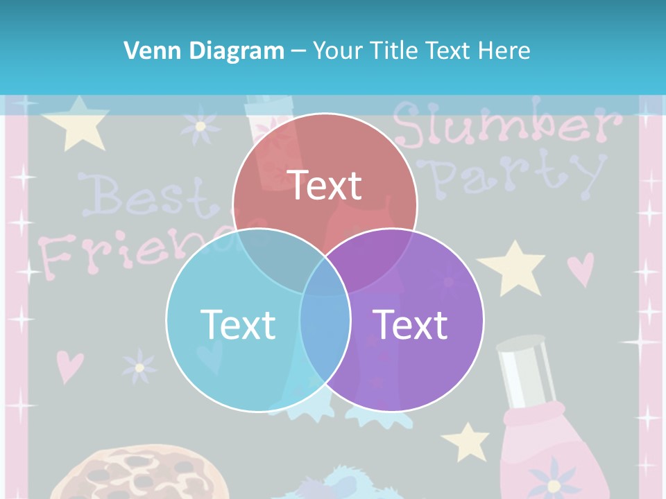 Popcorn Beauty Set PowerPoint Template