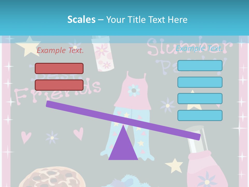 Popcorn Beauty Set PowerPoint Template