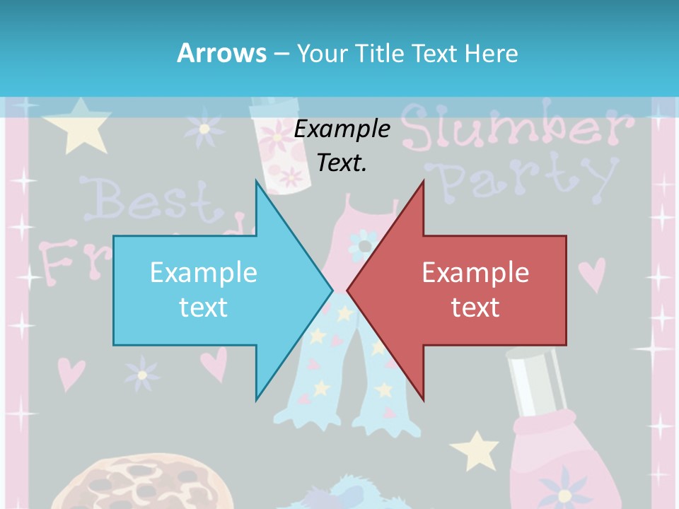 Popcorn Beauty Set PowerPoint Template