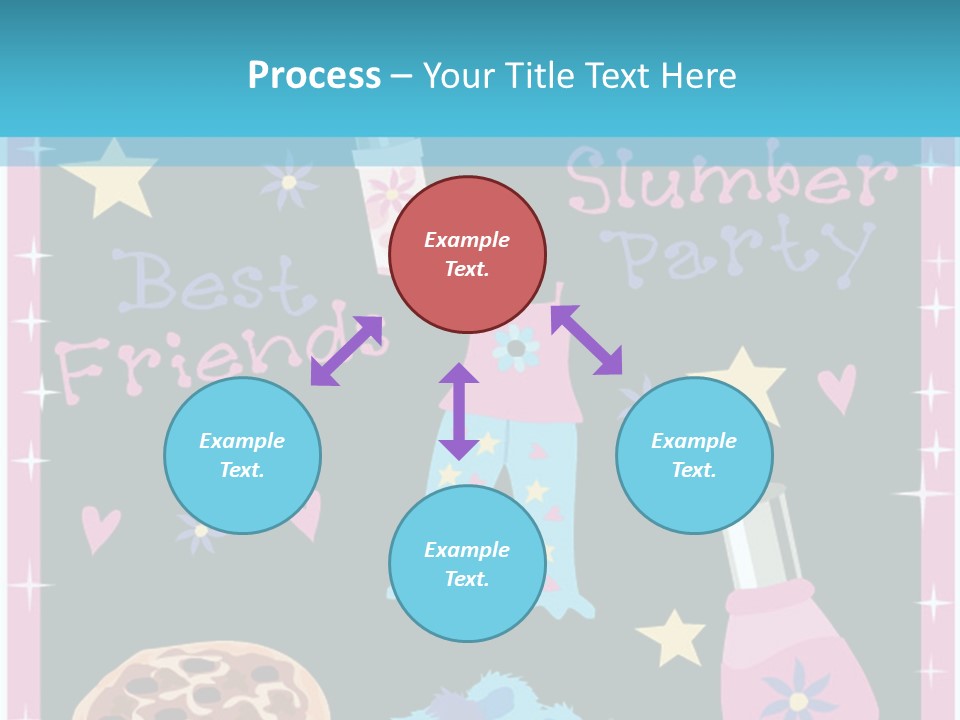 Popcorn Beauty Set PowerPoint Template