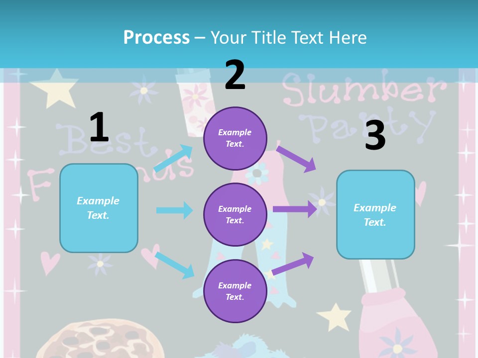 Popcorn Beauty Set PowerPoint Template