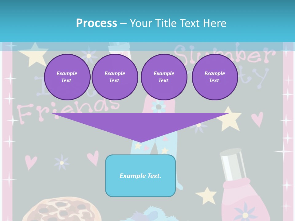 Popcorn Beauty Set PowerPoint Template