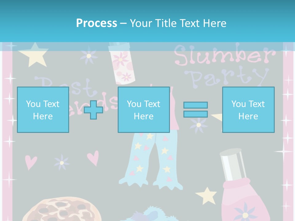 Popcorn Beauty Set PowerPoint Template