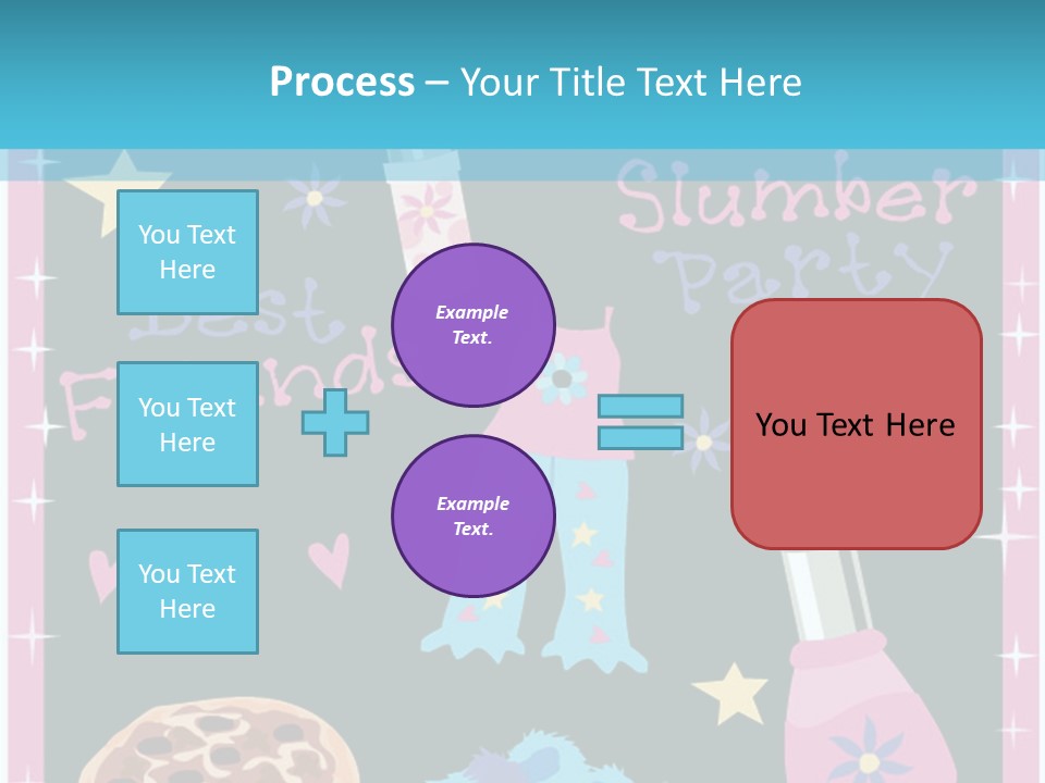 Popcorn Beauty Set PowerPoint Template