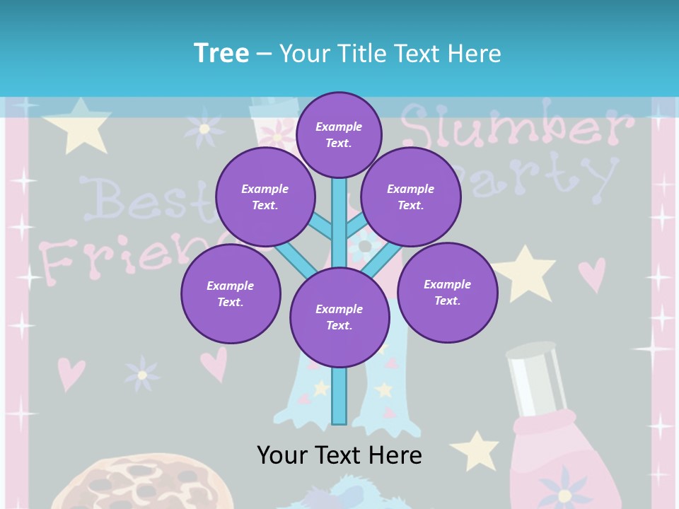 Popcorn Beauty Set PowerPoint Template