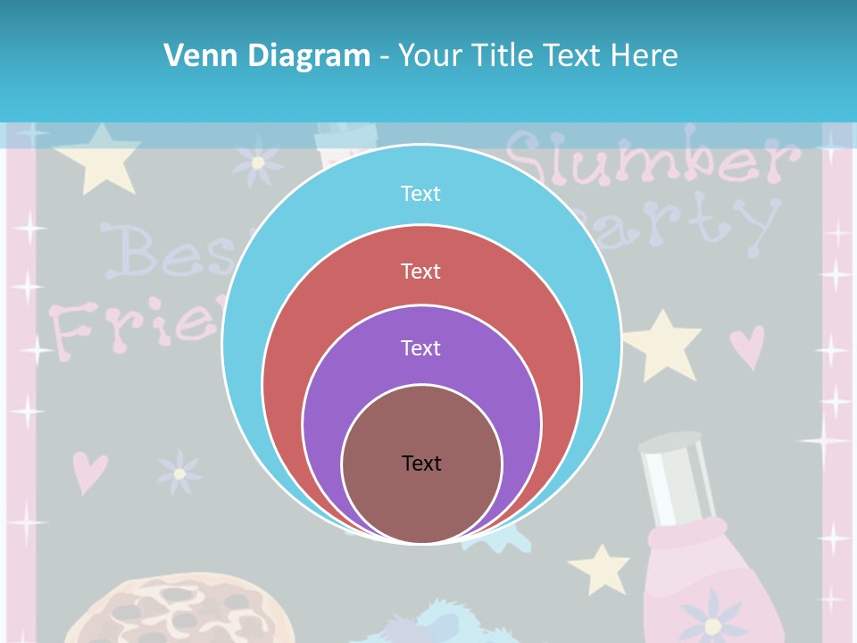 Popcorn Beauty Set PowerPoint Template