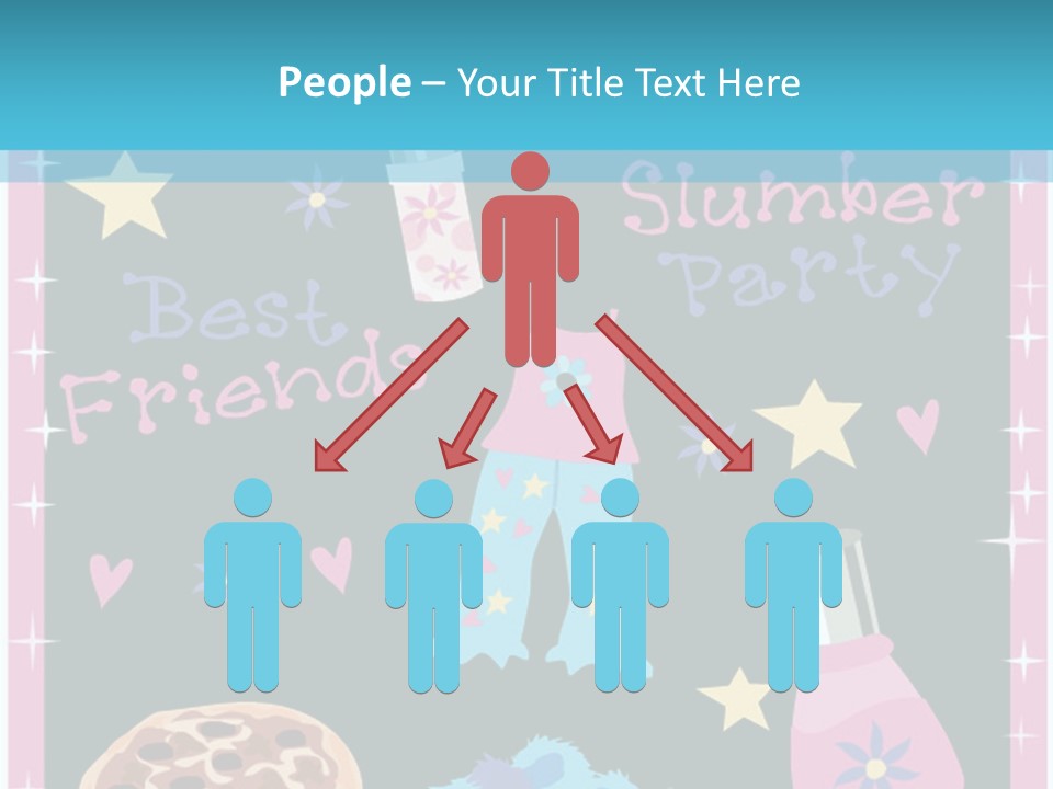 Popcorn Beauty Set PowerPoint Template