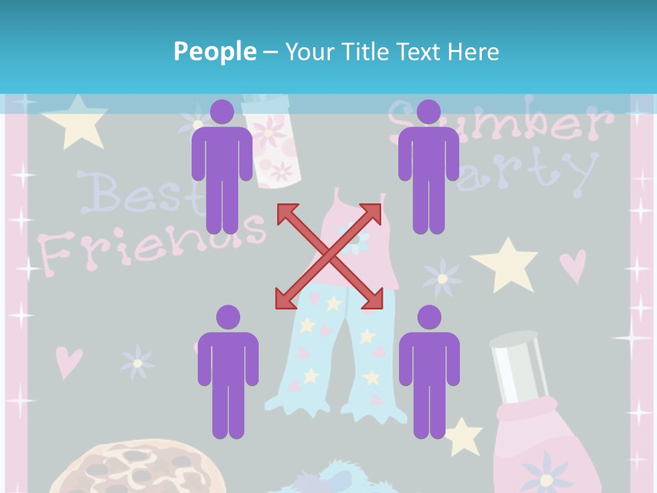 Popcorn Beauty Set PowerPoint Template