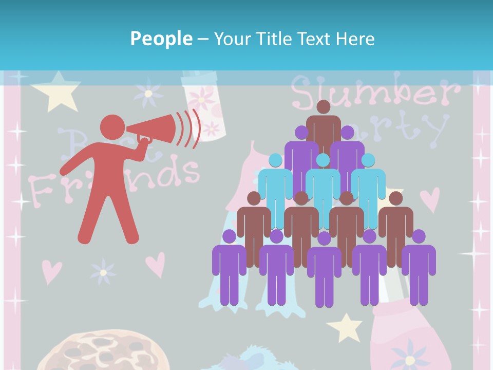 Popcorn Beauty Set PowerPoint Template