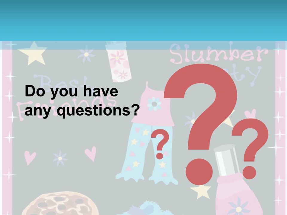 Popcorn Beauty Set PowerPoint Template