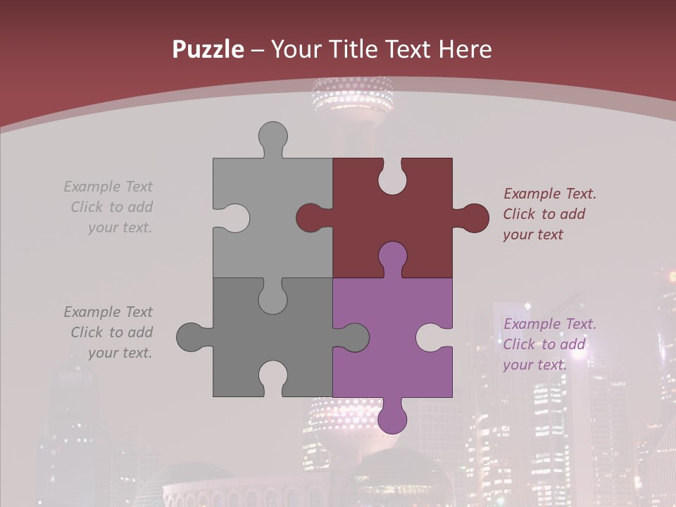 Asian Ornate Ornament PowerPoint Template