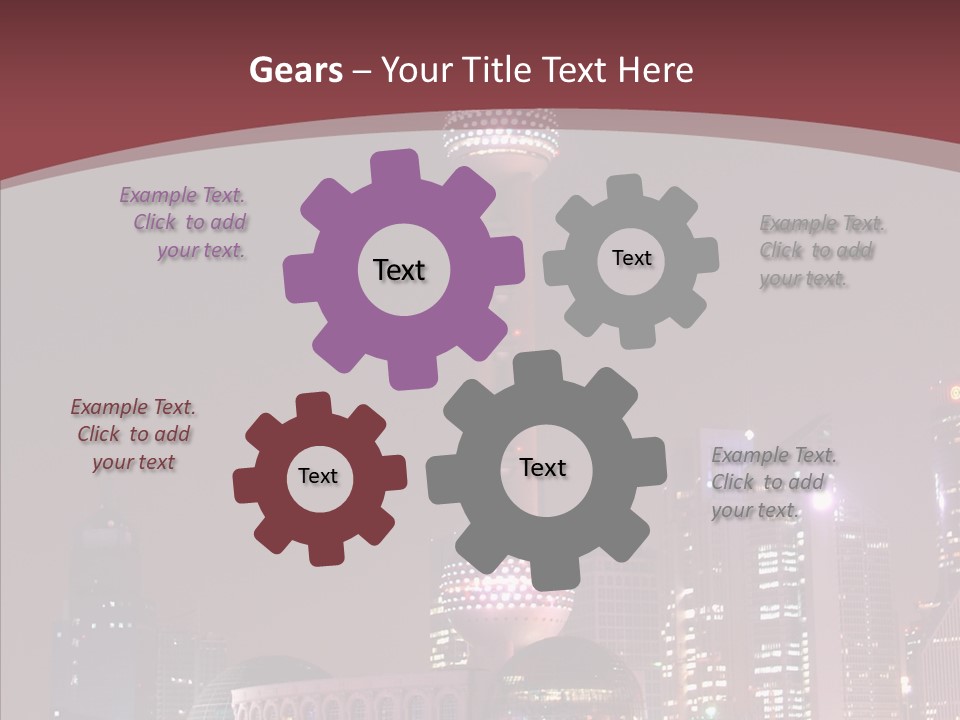 Asian Ornate Ornament PowerPoint Template