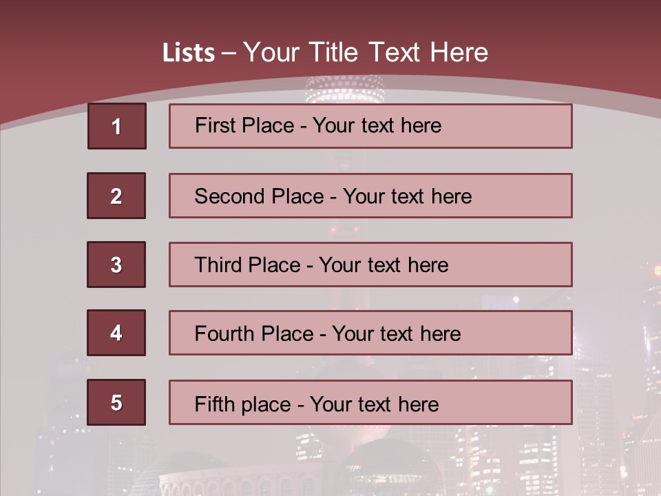 Asian Ornate Ornament PowerPoint Template