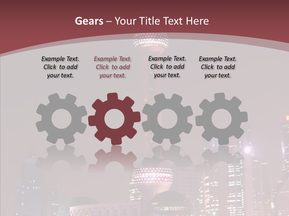 Asian Ornate Ornament PowerPoint Template