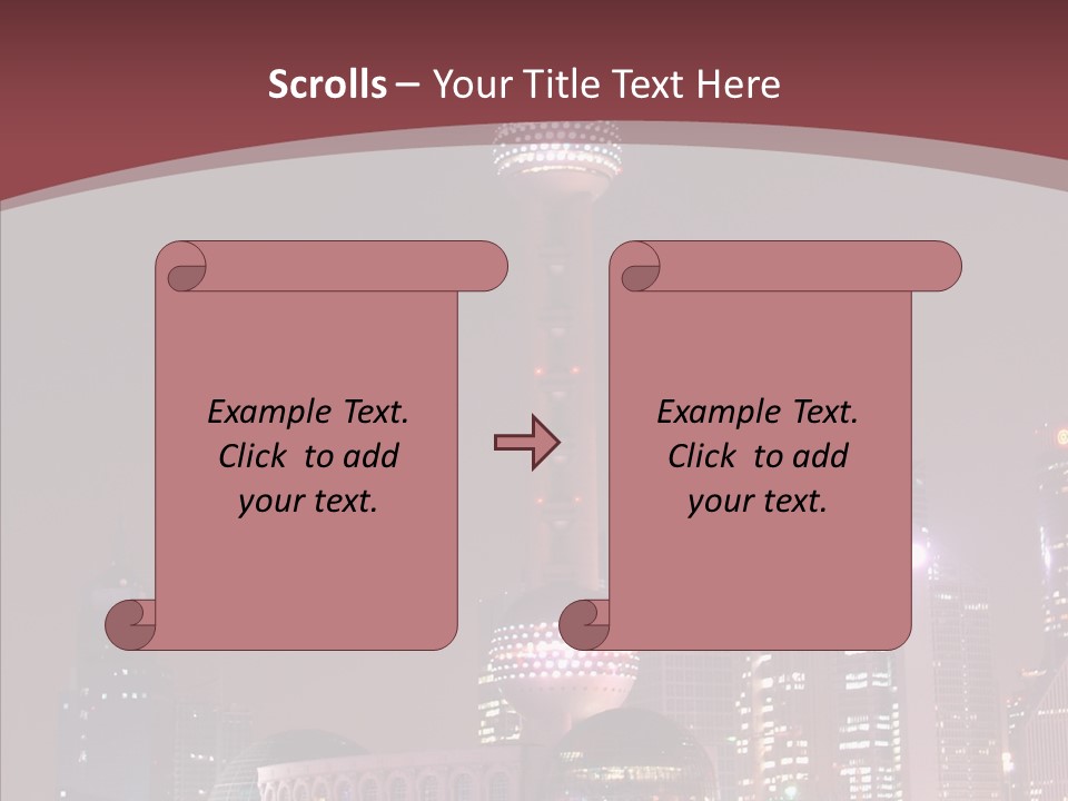 Asian Ornate Ornament PowerPoint Template