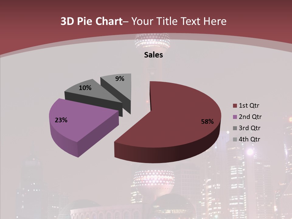 Asian Ornate Ornament PowerPoint Template
