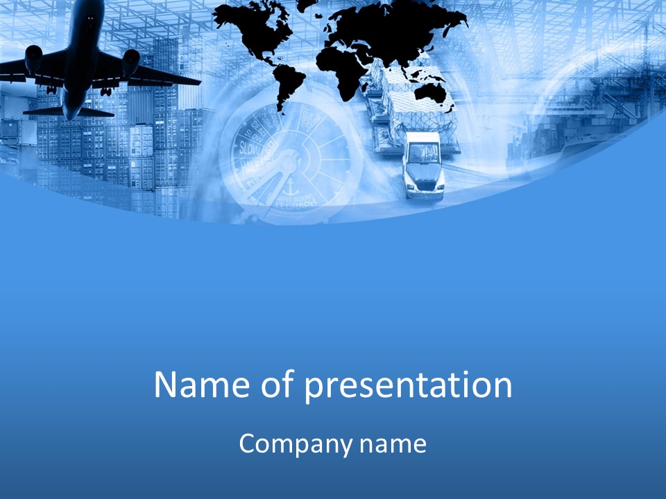 World Freight Concept PowerPoint Template