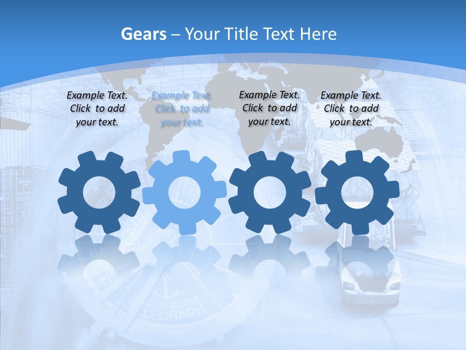 World Freight Concept PowerPoint Template