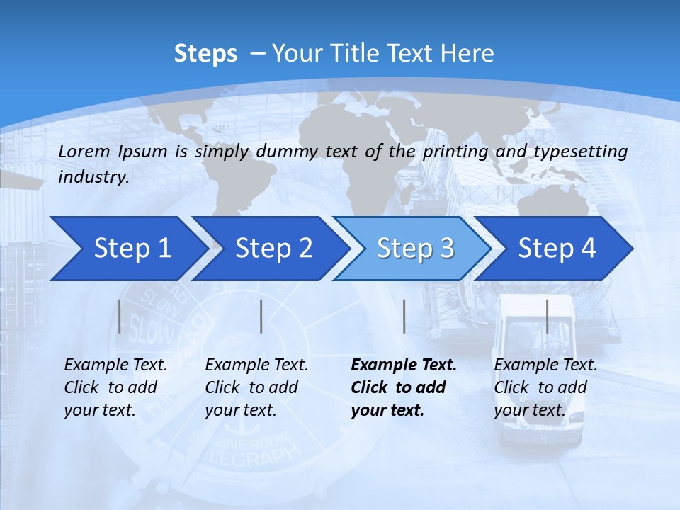 World Freight Concept PowerPoint Template