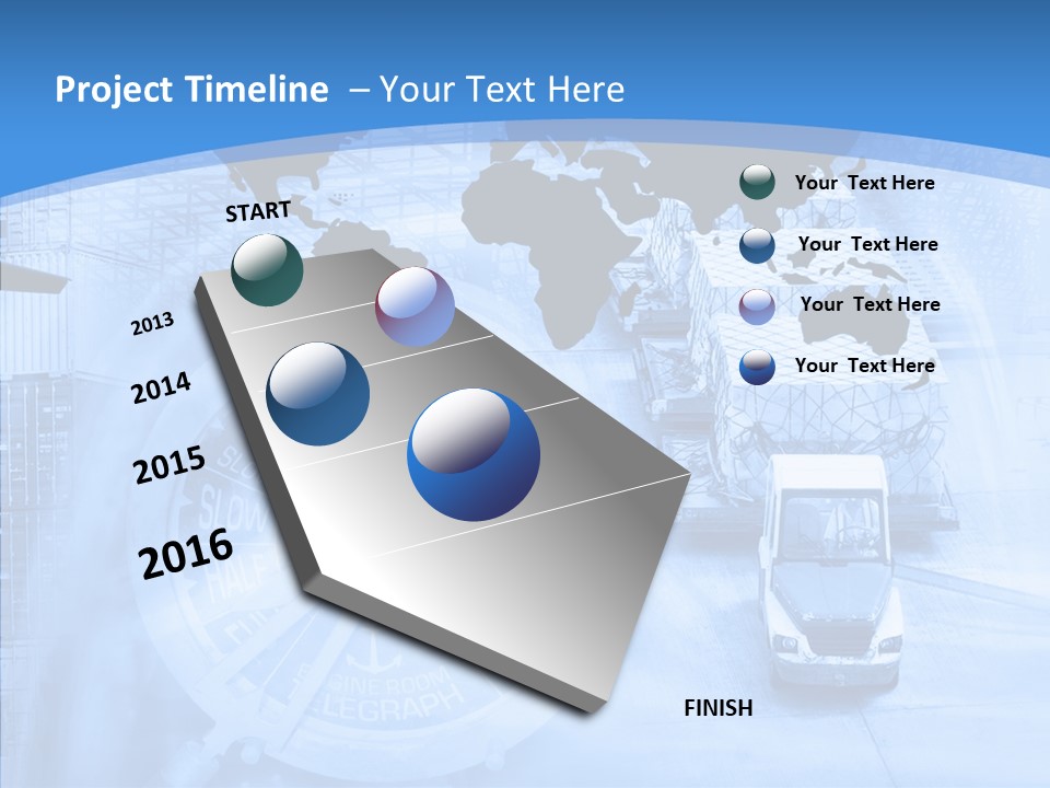 World Freight Concept PowerPoint Template