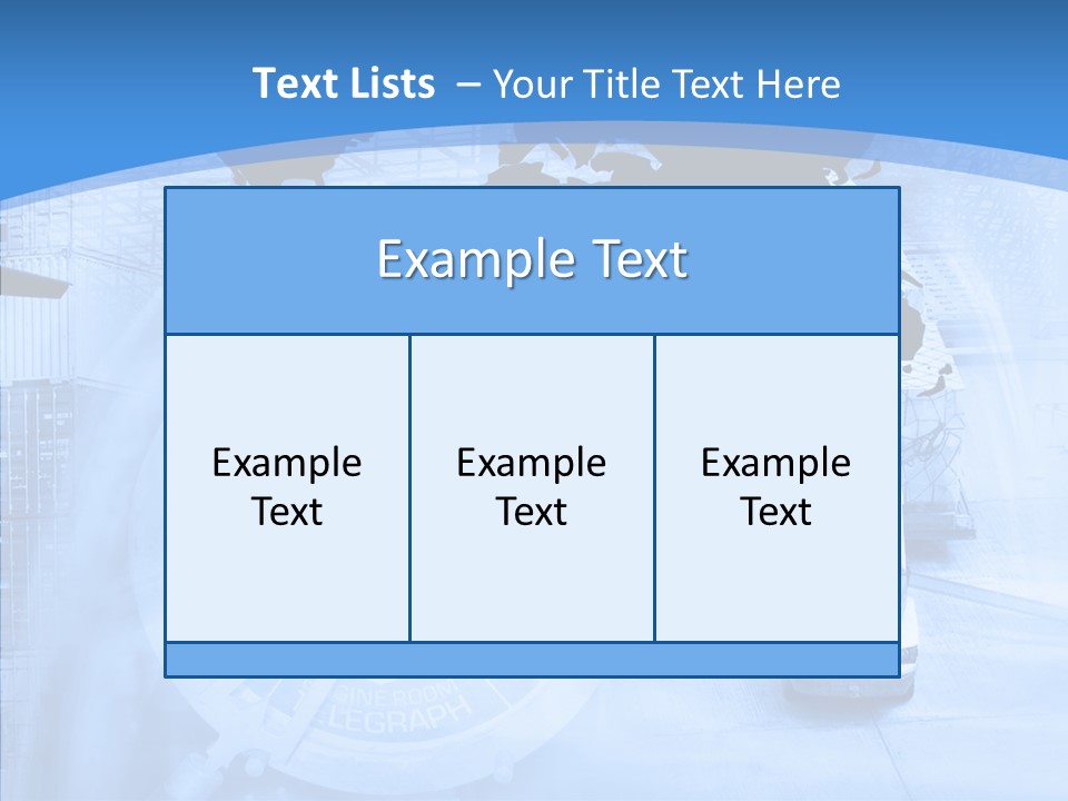 World Freight Concept PowerPoint Template