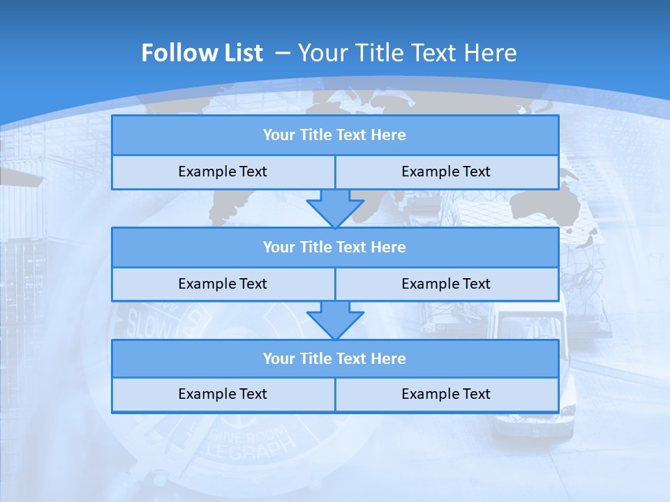 World Freight Concept PowerPoint Template