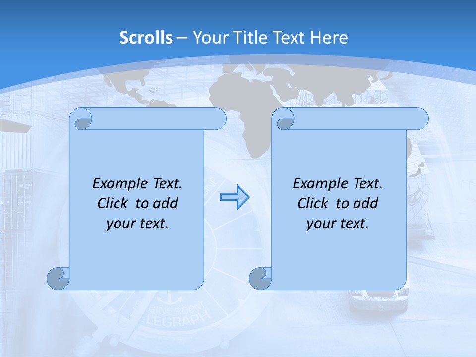 World Freight Concept PowerPoint Template