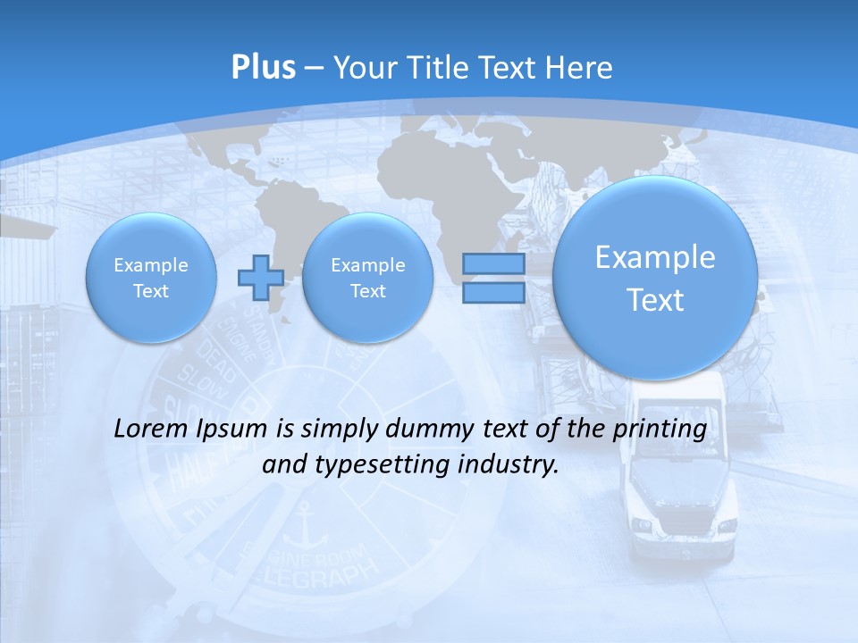 World Freight Concept PowerPoint Template