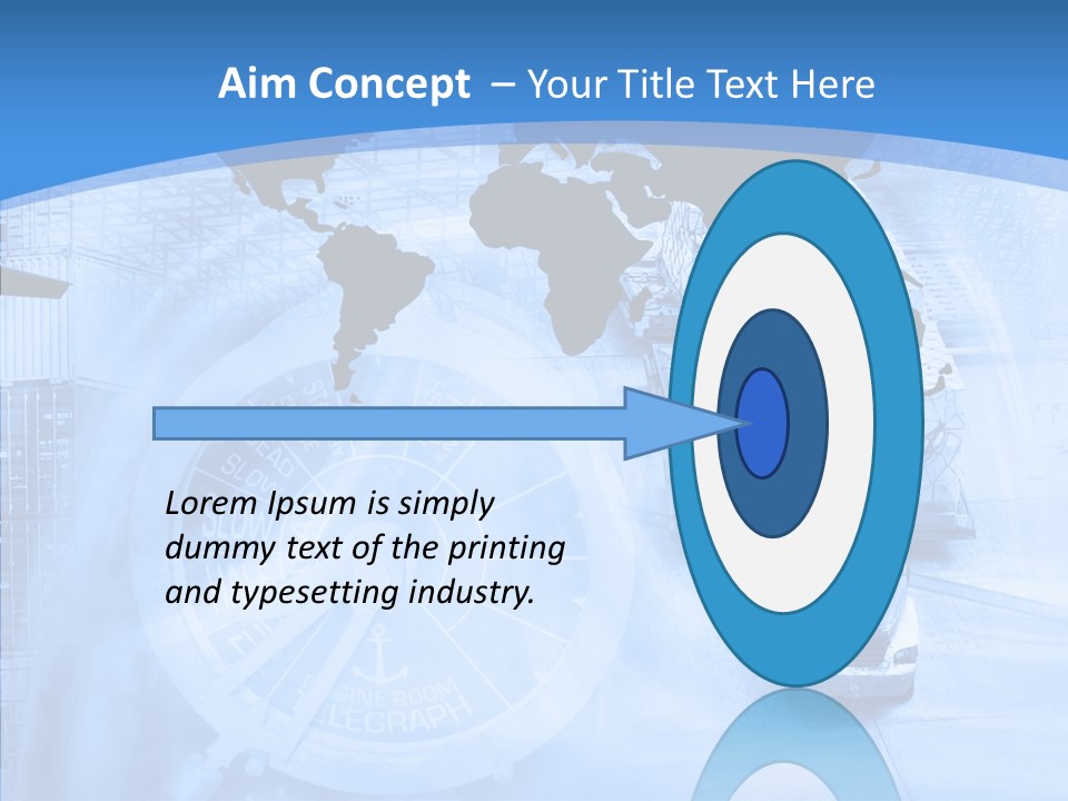 World Freight Concept PowerPoint Template