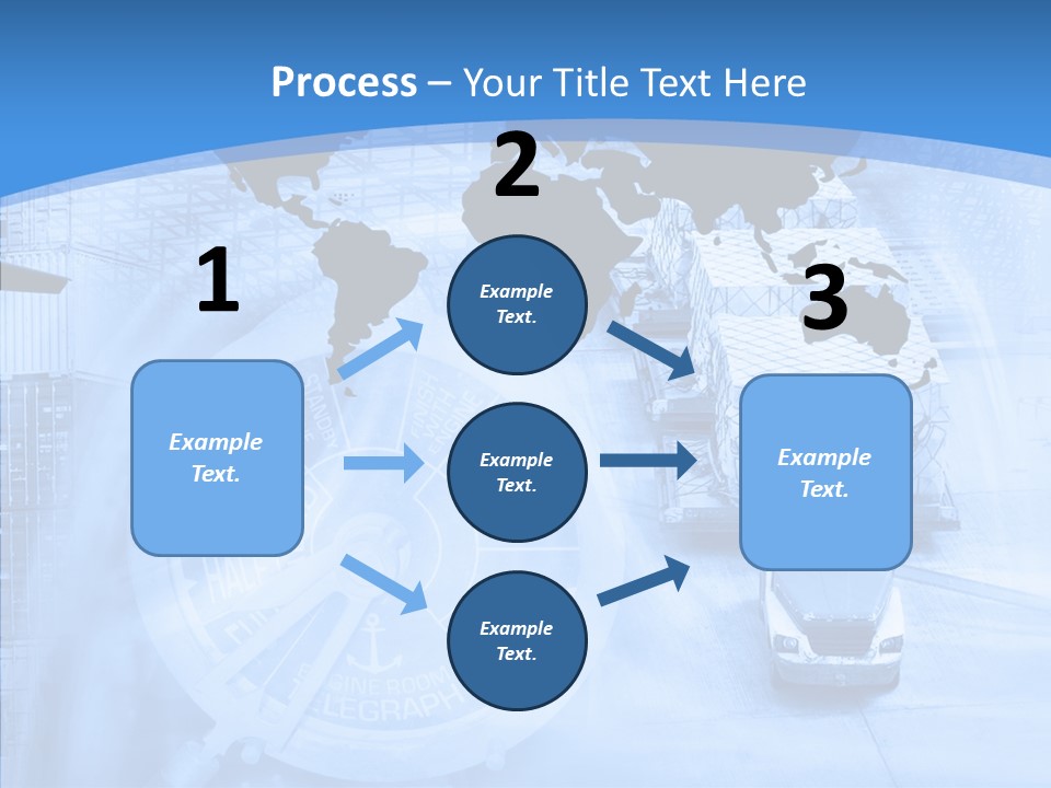 World Freight Concept PowerPoint Template