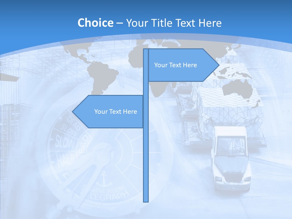 World Freight Concept PowerPoint Template