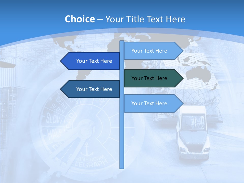 World Freight Concept PowerPoint Template