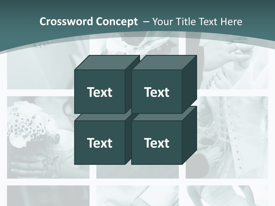 Ring Shoes Suit PowerPoint Template