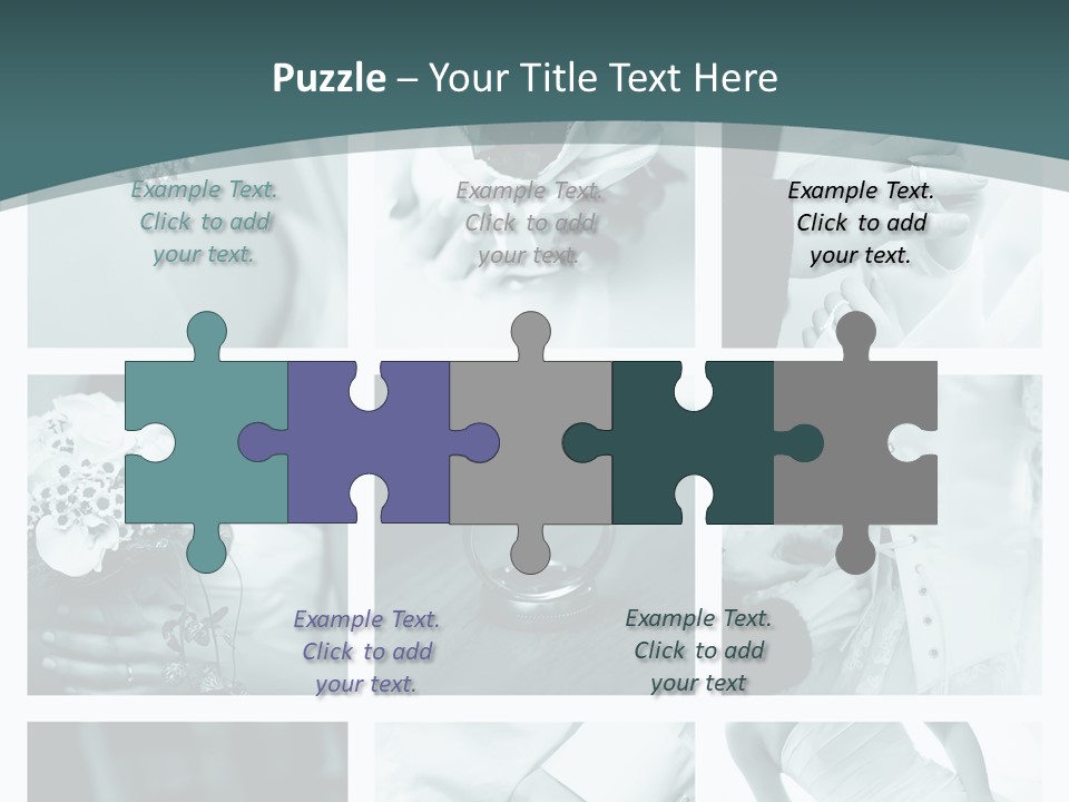 Ring Shoes Suit PowerPoint Template