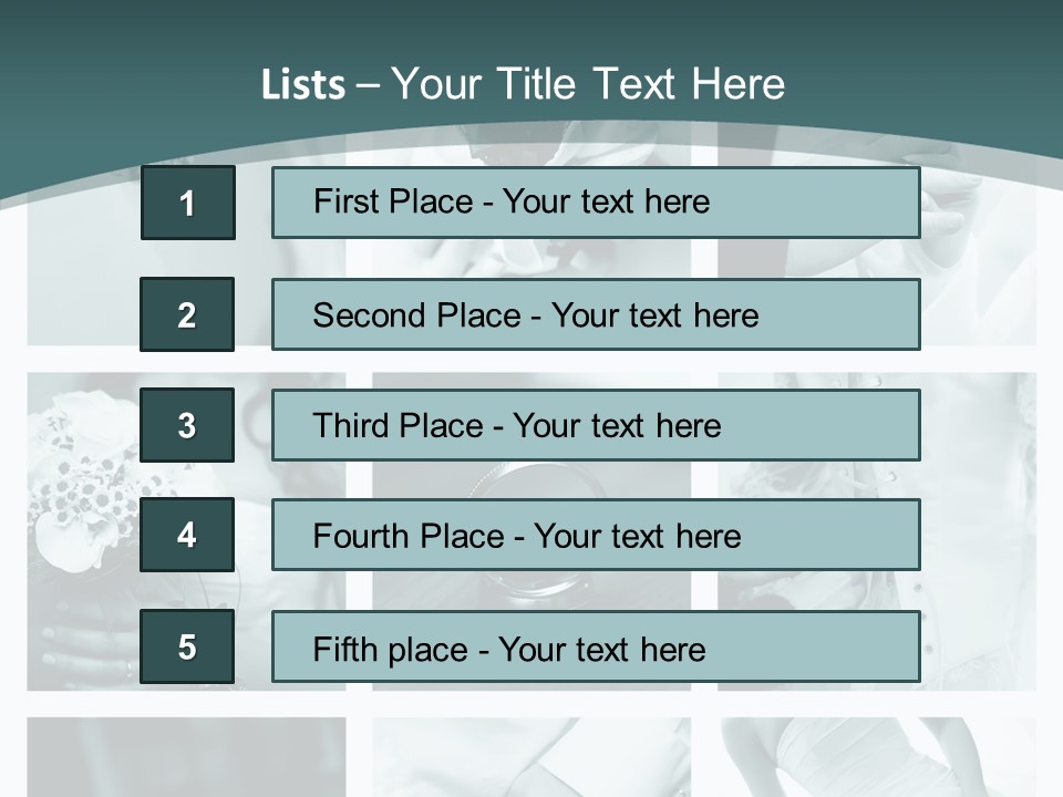 Ring Shoes Suit PowerPoint Template